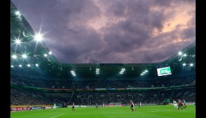 BORUSSIA MÖCHENGLADBACH - FC INGOLSTADT: 0:0: Der Borussia-Park, stimmungsvoll wie eh und je
