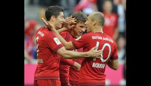 Die Bayern-Offensive setzt weiter Maßstäbe in der Bundesliga