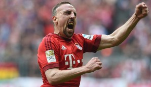 Lang lebe der König: Franck Ribery setzt nach dem spektakulären Treffer sein schönstes Lächeln auf