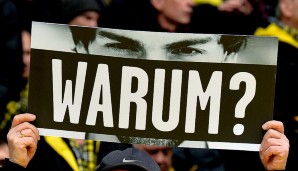 Borussia Dortmund - VfL Wolfsburg 5:1: WARUM? Die Fans des BVB zeigten vor der Partie ihre Enttäuschung gegenüber Hummels