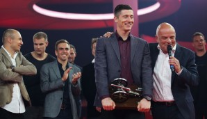 Ballerkönig Robert Lewandowski bekam für seine Leistungen das hochverdiente Lob