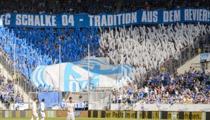 TSG HOFFENHEIM - FC SCHALKE 04 2:1: Mit vereinten Kräften wollten die Schalker dem Fehlstart vor dem Spiel entgegenwirken - eine Botschaft auch für die Spieler