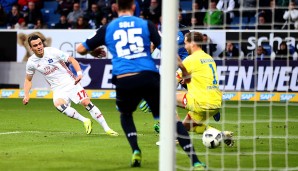 Filip Kostic (Hamburger SV): Ab durch die Schläuche! Filip Kostic krönt seine gute Leistung mit einem schönen Tor zum 1:0