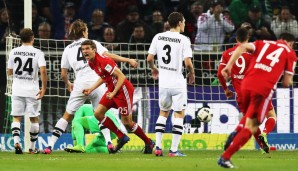 Thomas Müller traf zum 1:0: Da musste alles raus bei dem in dieser Saison so leidgeplagten Stürmer