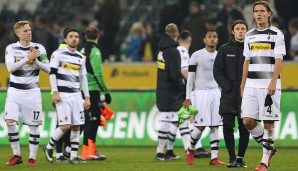 ABSTEIGER: Borussia Mönchengladbach - vom Champions-League-Teilnehmer ging es steil bergab in den Tabellenkeller der Bundesliga...