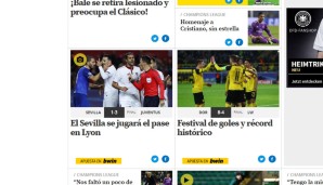"Torfestival und Rekordergebnis". Bei der Mundo Deportivo beschränkt man sich auf die wichtigen Schlagwörter
