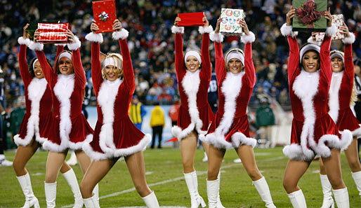Die heißesten Cheerleader der NFL und NBA - So müssen es doch frohe Weihnachten werden