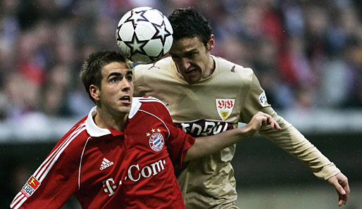 Die erste Meisterschaft feierte Gentner in der Saison 06/07 mit dem VfB - dem FCB um Philipp Lahm blieb nur Rang vier