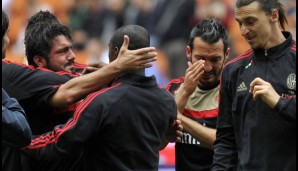 Zurück nach Mailand: Am 13. Mai 2012 verabschiedet sich Seedorf nach zehn Jahren vom AC Milan