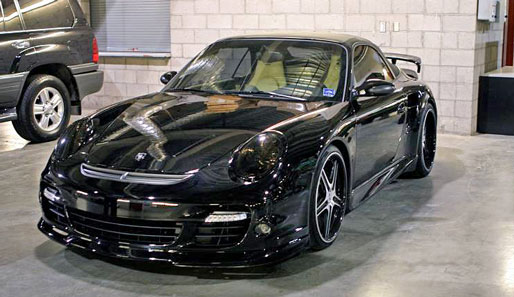 Gesichtet in der LA-Galaxy-Garage: Beckhams schwarzer Luxus-Porsche.