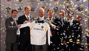 Am 13. Juli 2007 wird David Beckham offiziell bei LA Galaxy vorgestellt. Er soll nicht nur als Spieler, sondern auch als Botschafter der MLS fungieren