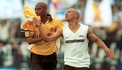 Am 20. Mai 2000 erzielte Dede sein erstes Tor: das 3:0 bei Hertha BSC. Gleich anschließend gab's Gelb-Rot fürs Trikot-Ausziehen