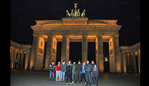 Eine Sightseeing-Tour durchs nächtliche Berlin rundete den Freitag für die Camp-Teilnehmer gebührend ab