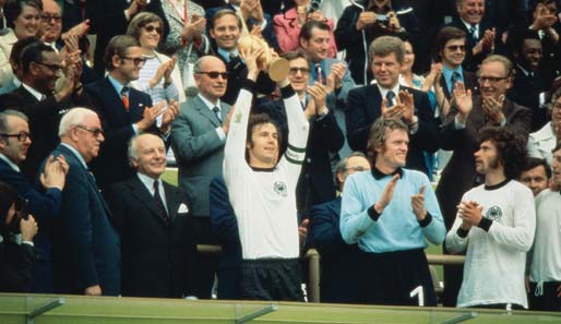 1974 holte Maier in München an der Seite von Kapitän Franz Beckenbauer den WM-Titel