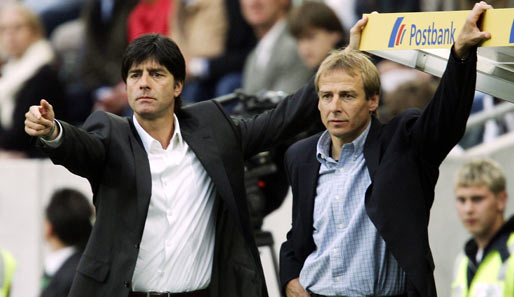 Jogi Löw war damals noch Co-Trainer unter Jürgen Klinsmann - Löws Statistik als Chef-Coach lässt sich dagegen sehen: 30 Siege, 6 Unentschieden und nur 6 Niederlagen