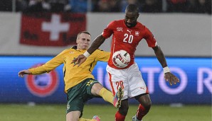 Schweiz - Litauen 4:0 - Also die Chancenverwertung Herr Djourou (r.) ließ so manchen Schweizer Kommentar schon verzweifeln