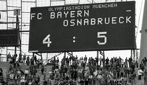 1979: VfL Osnabrück schlägt den FC Bayern München mit 5:4 im Olympiastadion. Ein Debakel...