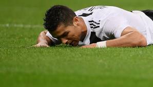 Platz 9: Cristiano Ronaldo (Juventus Turin) - Großchancen erarbeitet: 13 - davon vergeben: 8