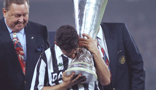 1993 gewann ROBERTO BAGGIO mit Juventus das Finale des UEFA-Cups gegen Dortmund: Baggio traf im Hinspiel doppelt