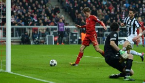 Nach Alabas Fernschuss-Treffer in der ersten Minute machte Thomas Müller den Sack zu