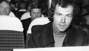 1970 - 1977: Franz Beckenbauer (l.), Kaiser und Lichtgestalt