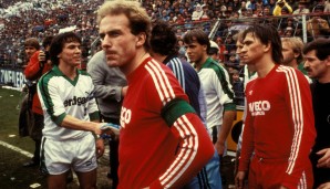 1983 - 1984: Karl-Heinz Rummenigge trug unter Udo Lattek die Kapitänsbinde