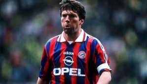 1994 - 1997: Lothar Matthäus (r.) gewann 1996 mit dem FC Bayern den UEFA-Cup