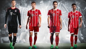 In der Saison 2017/18 geht es für die Bayern dann wieder mal mit Streifen auf Titeljagd. Das Design ist angelehnt an die Trikots von 1973/74 - damals gewannen die Bayern die Meisterschaft und den Landesmeister-Cup. Ein gutes Omen?