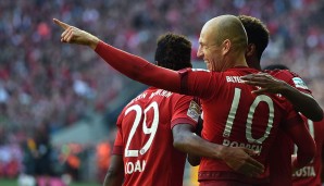 10. Spieltag: Gegen Köln holen die Bayern im 1714. Bundesligaspiel den 1000. Sieg. Arjen Robben gibt sein Comeback und ist beim 4:0 selbst Torschütze
