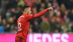 26. Spieltag: 5:0-Kantersieg gegen Bremen. 84,5 Prozent der Spielanteile gehen in Halbzeit eins an die Bayern. Thiago und Müller treffen doppelt
