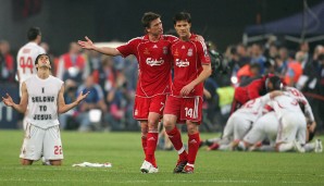 23.05.2007, CL-Finale, FC Liverpool - AC Milan 1:2: Zwei Jahre später glückte den Italienern die Revache, der späte Anschlusstreffer von Dirk Kuyt nutzte nichts - am Ende jubelten Kaka und Co.