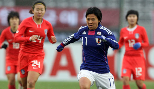 Kumi Yokoyama (nicht im Bild) ist durch ihr Tor gegen Korea bei der U-17-Frauen-WM nicht nur auf SPOX bekannt geworden. Als einzige Frau steht sie in der FIFA-Top-10-Liste