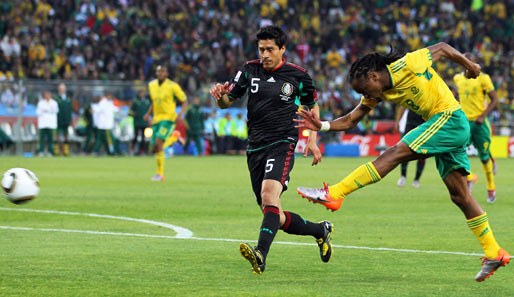 Im WM-Eröffnungspiel gegen Mexiko machte Siphiwe Tshabalala mit seinem Traumtor zum Ausgleich ganz Südafrika glücklich