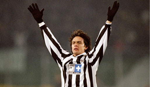 In Turin avancierte Inzaghi endgültig zum Superstar. Gleich in seiner ersten Saison bei der alten Dame wurde er italienischer Meister