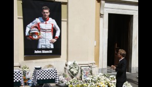 Zur Trauerfeier versammelte sich fast die gesamte Formel-1-Gemeinde. Darunter Nico Rosberg,...
