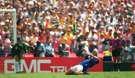 ...es war gleich der erste Elfmeter im WM-Finale '94 zwischen Italien und Brasilien