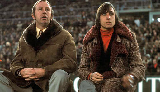 Die guten 70er Jahre: Ähnlich wie Günter Netzer in Deutschland war Cruyff in den Niederlanden eine absolute Stilikone