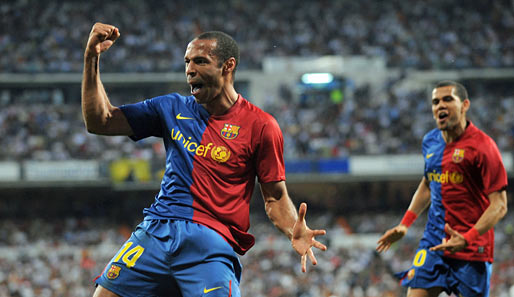 Platz 17: Thierry Henry - in der zweiten Spielzeit bei Barca lief es schon viel besser für den 31-Jährigen. 19 Tore, die Meisterschaft und der Gewinn der CL sind Beweis genug
