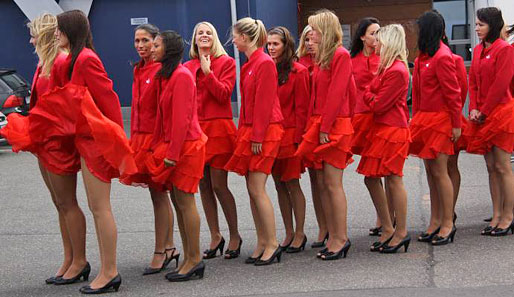 Die schönsten Gridgirls des Formel-1-Jahres 2009 - Deutschland-GP