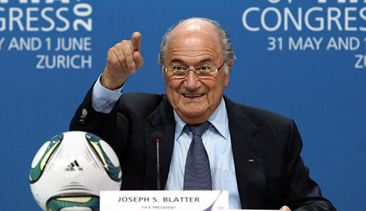Sepp Blatter darf als FIFA-Präsident natürlich nicht fehlen und hat beim International Football Association Board ebenfalls Stimmrecht