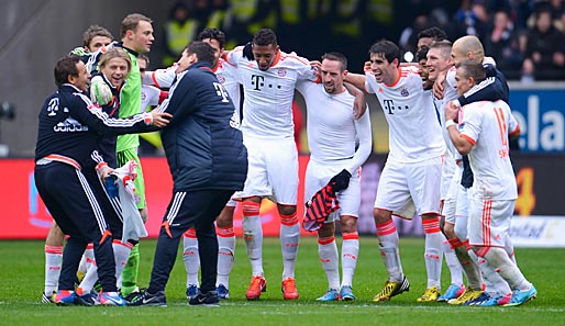 Zum fünten Mal in der Klubhistorie werden die Bayern eine Start-Ziel-Meisterschaft feiern