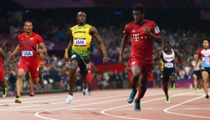 Usain Bolt lief die 100 Meter in 9,58 Sekunden. In dieser Geschwindigkeit läuft Kingsley gerade erst warm