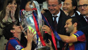 Im Mai 2011 gewann Messi bereits zum dritten Mal die Champions League