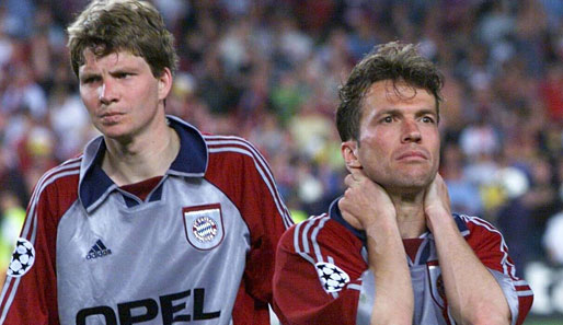 Vielleicht die bitterste Stunde seiner Karriere: Die Bayern verlieren das Champions-League-Finale 1999 gegen ManUnited in letzter Sekunde