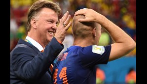Mit Oranje wurde van Gaal bei der WM 2014 Dritter. Im Halbfinale waren die Niederlande an Argentinien gescheitert