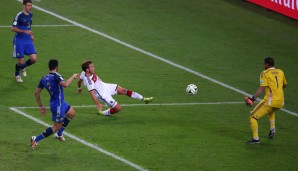 ... Götze macht das Tor seiner Karriere. In der 113. Minute veredelt er eine Flanke von Andre Schürrle zum WM-Sieg des DFB