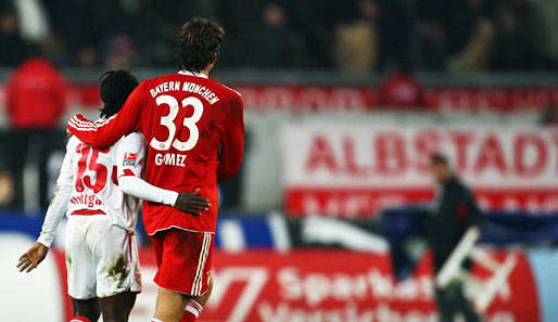 Mario Gomez - zwischen VfB Stuttgart und Bayern München. Beim VfB wurde er groß, mit Bayern will er massenweise Titel einfahren