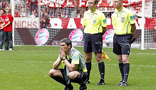 Markus Merk beendete seine Schiedsrichter-Karriere nach der Saison 2007/2008: Beim Abschied flossen Tränen