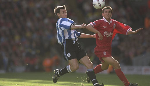 Schon 1997 gibt Owen sein Ligadebüt für den FC Liverpool gegen Wimbledon. Der 17-Jährige erzielt gleich ein Tor