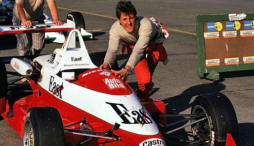 Ende der 80er Jahre feiert Schumi Erfolge in der Formel 3